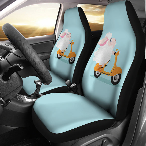Cute Funny Sheep for Sheep Lover Gift Car Seat Covers 211606