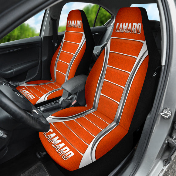 Camaro Hugger Orange Car Seat Covers 211401