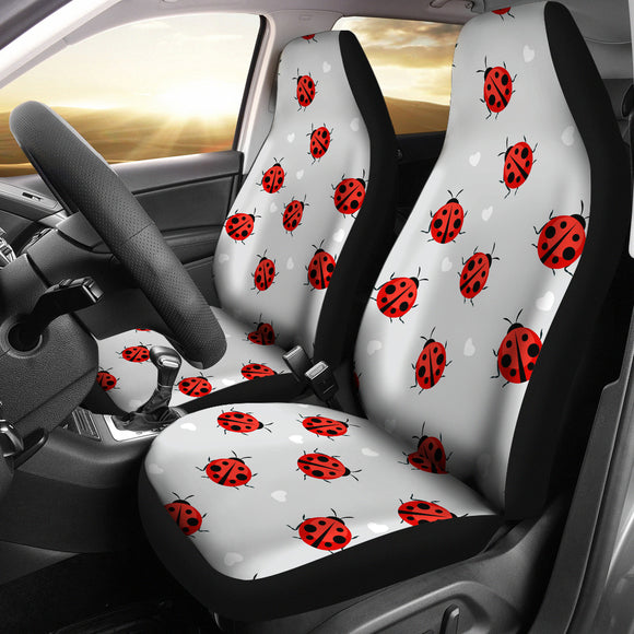 Funny Ladybug Print Amazing Car Seat Covers 211606