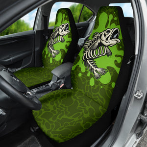 Fish Bone Poison Fishing Car Seat Covers 211401