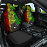 Amazing Gift Ideas Rasta Lion Roaring Car Seat Covers Style 1 211401