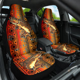 Trout Fish Brown Printing Car Seat Covers 211201