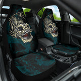 Fish Bone Fishing Wave Effect Car Seat Covers 211401