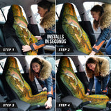 Amazing Gift Idea Trout Fish Colorful Pattern Car Seat Covers 211201