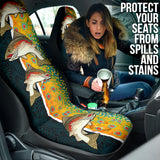 Amazing Gift Idea Trout Fish Pattern Car Seat Covers 211201