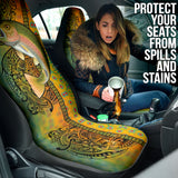 Amazing Gift Idea Trout Fish Colorful Pattern Car Seat Covers 211201