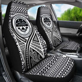 Fsm Car Seat Cover - F S M Seal Polynesian Tattoo Black - 9 174914 - YourCarButBetter
