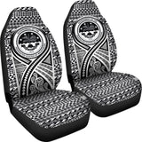 Fsm Car Seat Cover - F S M Seal Polynesian Tattoo Black - 9 174914 - YourCarButBetter