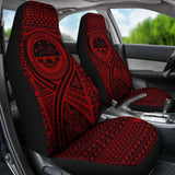 Fsm Car Seat Cover - F S M Seal Polynesian Tattoo Red - 9 174914 - YourCarButBetter