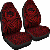 Fsm Car Seat Cover - F S M Seal Polynesian Tattoo Red - 9 174914 - YourCarButBetter