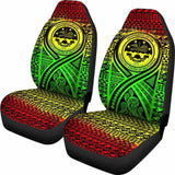 Fsm Car Seat Cover - F S M Seal Polynesian Tattoo Reggae - 9 174914 - YourCarButBetter