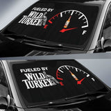 Fueled By Wild Turkey Car Sun Shade Sun Visor Whisky 102507 - YourCarButBetter