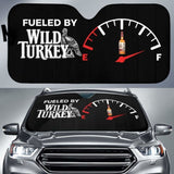 Fueled By Wild Turkey Car Sun Shade Sun Visor Whisky 102507 - YourCarButBetter