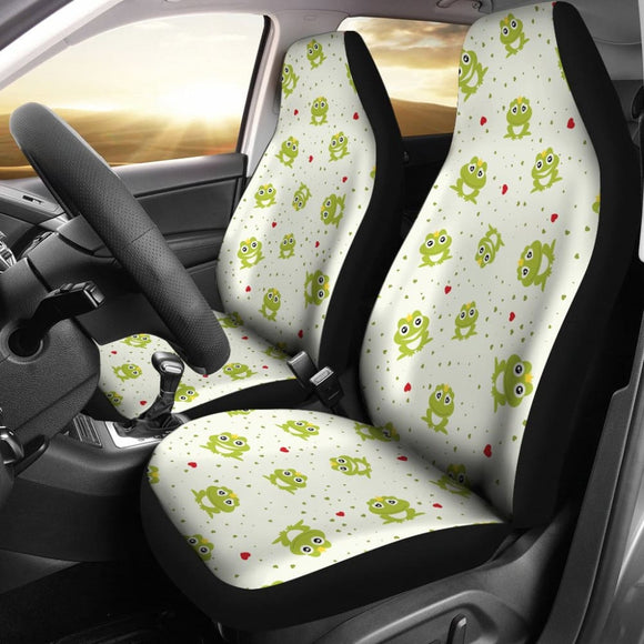 Funny Frog Car Seat Covers 211507 - YourCarButBetter