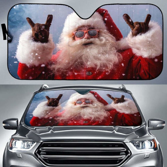 Funny Santa Sun Shade Amazing Best Gift Ideas 103406 - YourCarButBetter