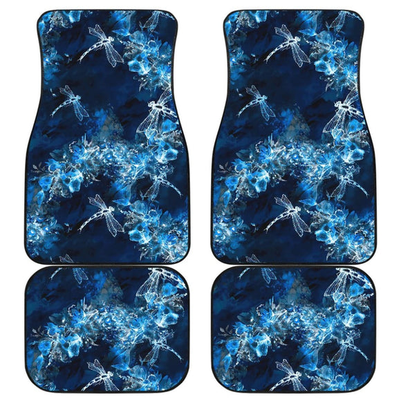 Galaxy Of Dragonfly Car Floor Mats 210302 - YourCarButBetter