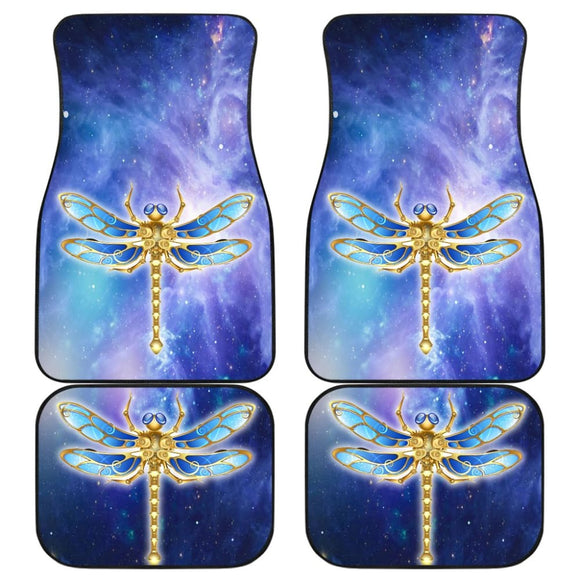 Galaxy Of Dragonfly Car Floor Mats 211802 - YourCarButBetter