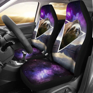 Galaxy Of Sloth Car Seat Covers 144902 - YourCarButBetter