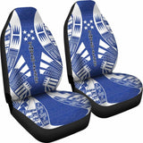 Gambier Islands Car Seat Covers - Gambier Islands Flag Polynesian Tattoo Flag - 9 174914 - YourCarButBetter