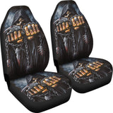 Game Over Skull Grim Reaper Car Seat Covers 101819 - YourCarButBetter