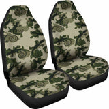 Gecko Camouflage Car Seat Covers Green And Black Camo 112608 - YourCarButBetter