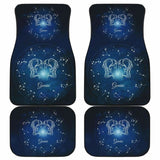 Gemini Zodiac Sign Car Floor Mats Amazing Gift 211902 - YourCarButBetter