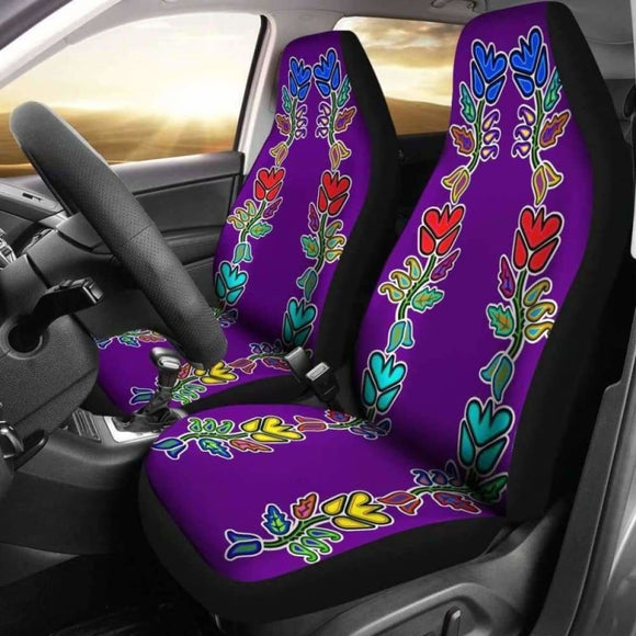 Generations Floral Purple Car Seat Covers 153908 - YourCarButBetter