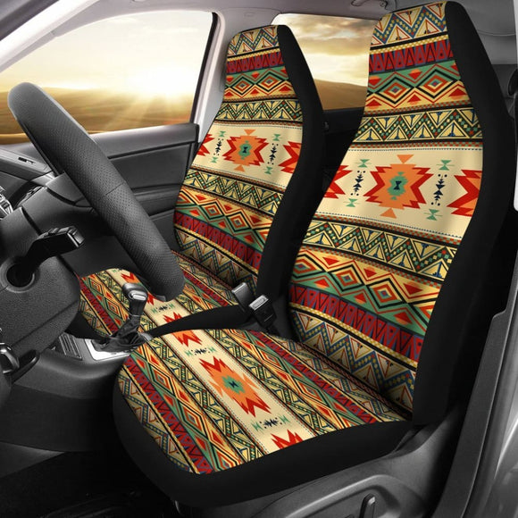 Geometric Pattern Design Native Car Seat Covers 093223 - YourCarButBetter