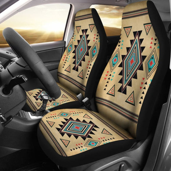 Geometric United Tribal Of Native American Design Car Seat Covers 093223 - YourCarButBetter