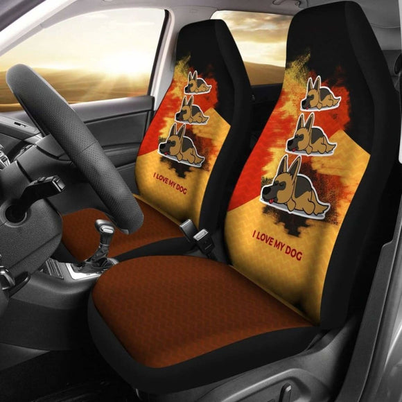 German Shepherd Dog Car Seat Covers 091706 - YourCarButBetter