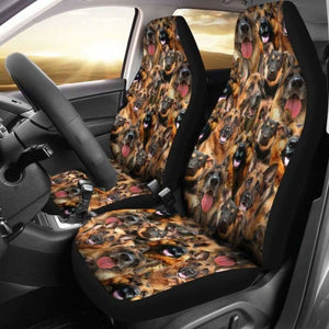 German Shepherd Full Face Car Seat Covers 091706 - YourCarButBetter