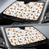 German Shepherd Print Car Auto Sun Shades 210801 - YourCarButBetter