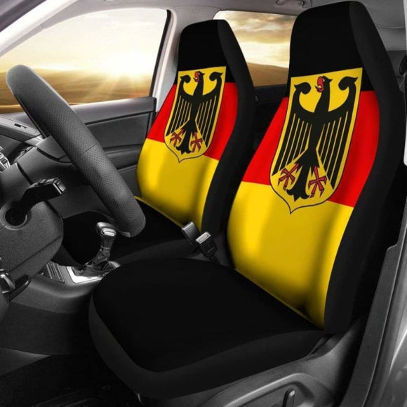 Germany Flag Coat Of Arms Car Seat Covers Amazing 105905 - YourCarButBetter