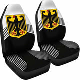 Germany White Coat Of Arms Car Seat Covers Amazing 105905 - YourCarButBetter