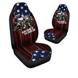 Ghost Rider Car Seat Covers American Flag Background 094209 - YourCarButBetter