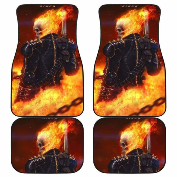 Ghost Rider New Car Floor Mats 094209 - YourCarButBetter