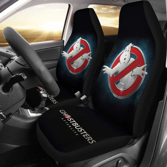 Ghostbusters Afterlife Logo Movie Seat Covers Amazing Best Gift Ideas 094209 - YourCarButBetter