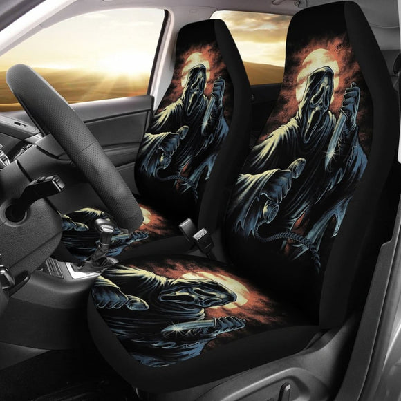 Ghostface Nightmare Car Seat Covers 211501 - YourCarButBetter