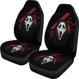 Ghostface Scream Car Seat Covers 211501 - YourCarButBetter