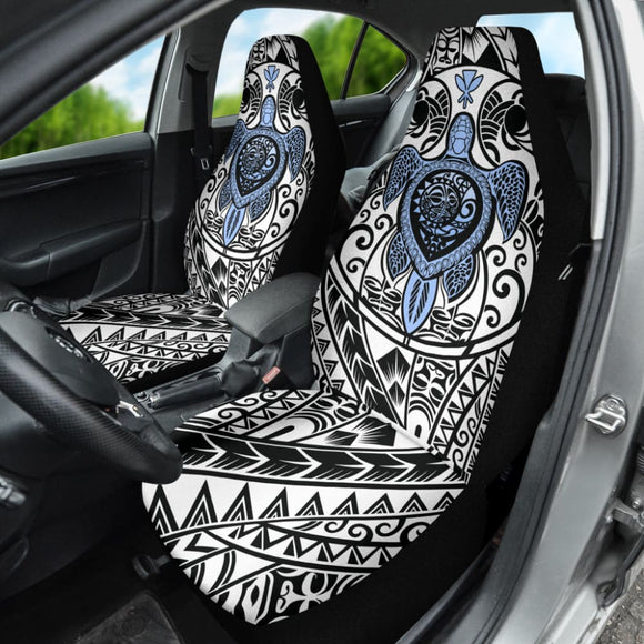 Gift Ideas Kanaka Maoli Hawaiian Polynesian Tattoo Turtle Car Seat Covers 210501 - YourCarButBetter