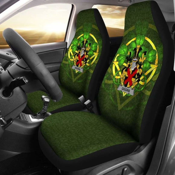 Giggins Ireland Car Seat Cover Celtic Shamrock (Set Of Two) 154230 - YourCarButBetter