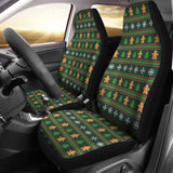 Gingerbread Man Chirstmas Pattern Print Car Seat Covers 211201 - YourCarButBetter