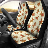 Gingerbread Man Pattern Print Car Seat Covers 211201 - YourCarButBetter