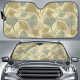 Ginkgo Leaves Design Pattern Car Auto Sun Shades 182102 - YourCarButBetter