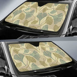 Ginkgo Leaves Design Pattern Car Auto Sun Shades 182102 - YourCarButBetter