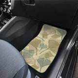 Ginkgo Leaves Design Pattern Front And Back Car Mats 174914 - YourCarButBetter