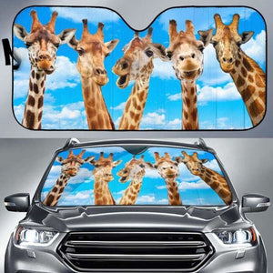 Giraffe Auto Car Sunshade 085424 - YourCarButBetter