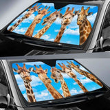 Giraffe Auto Car Sunshade 085424 - YourCarButBetter