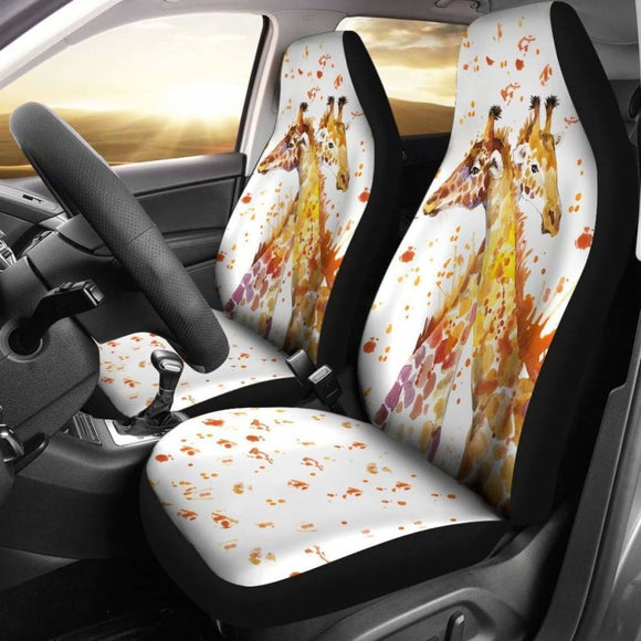 Giraffe Love Car Seat Covers 102802 - YourCarButBetter