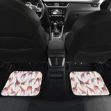 Giraffe Pattern Print Design 02 Front And Back Car Mats 102802 - YourCarButBetter